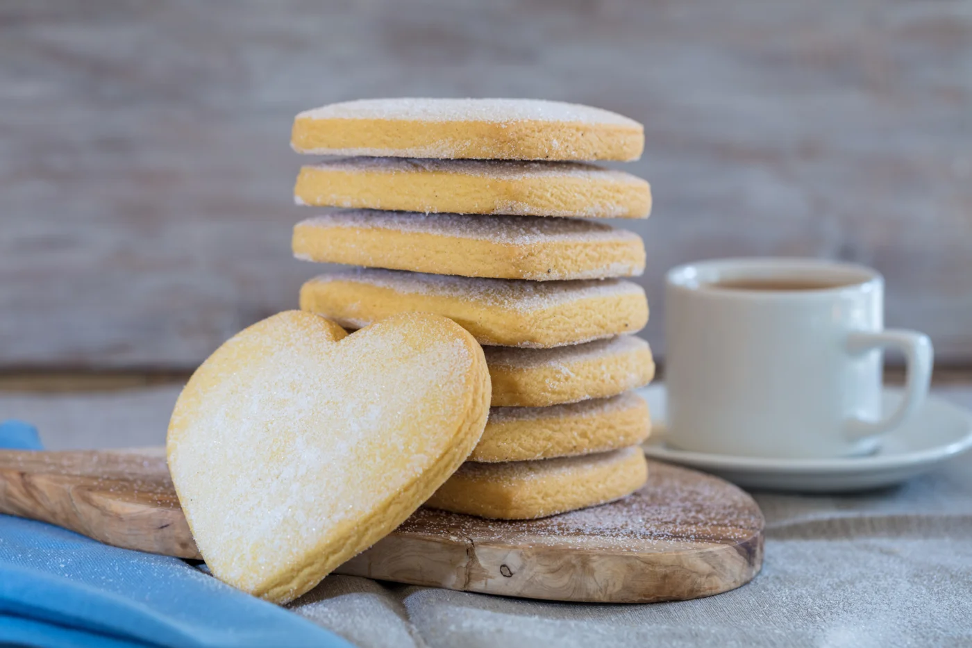 Heidi's Patisserie heart shaped shortbread
